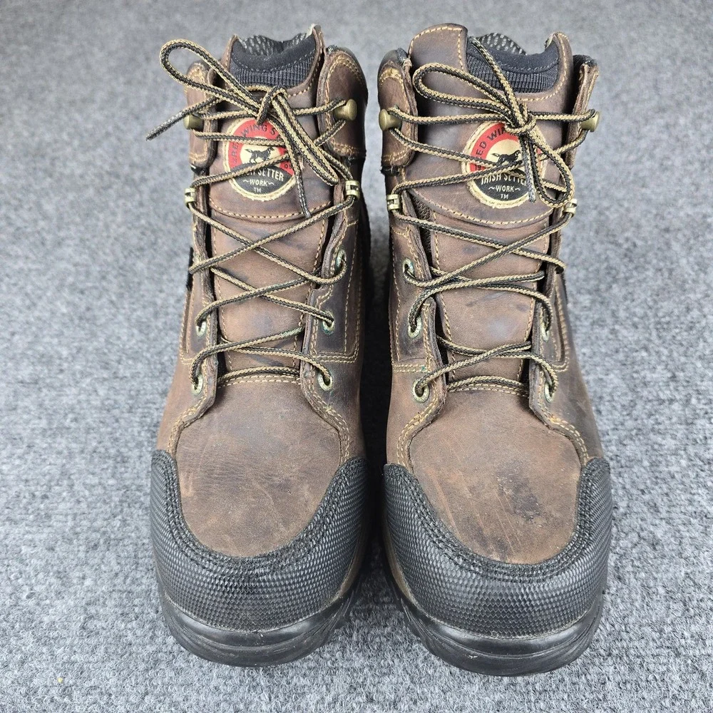 Red Wing Irish Setter Women's 9 Work Boots ASTM‎ F2892-11 EH Vibram Waterproof